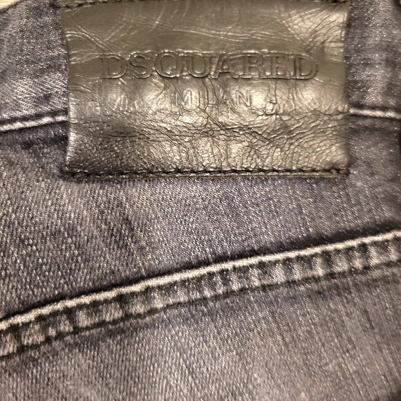 DSQUARED2 Men's Straight Gray Jeans - Picture 6 of 6
